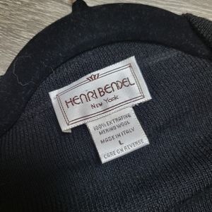 Henri Bendel Wool Button Up Sweater